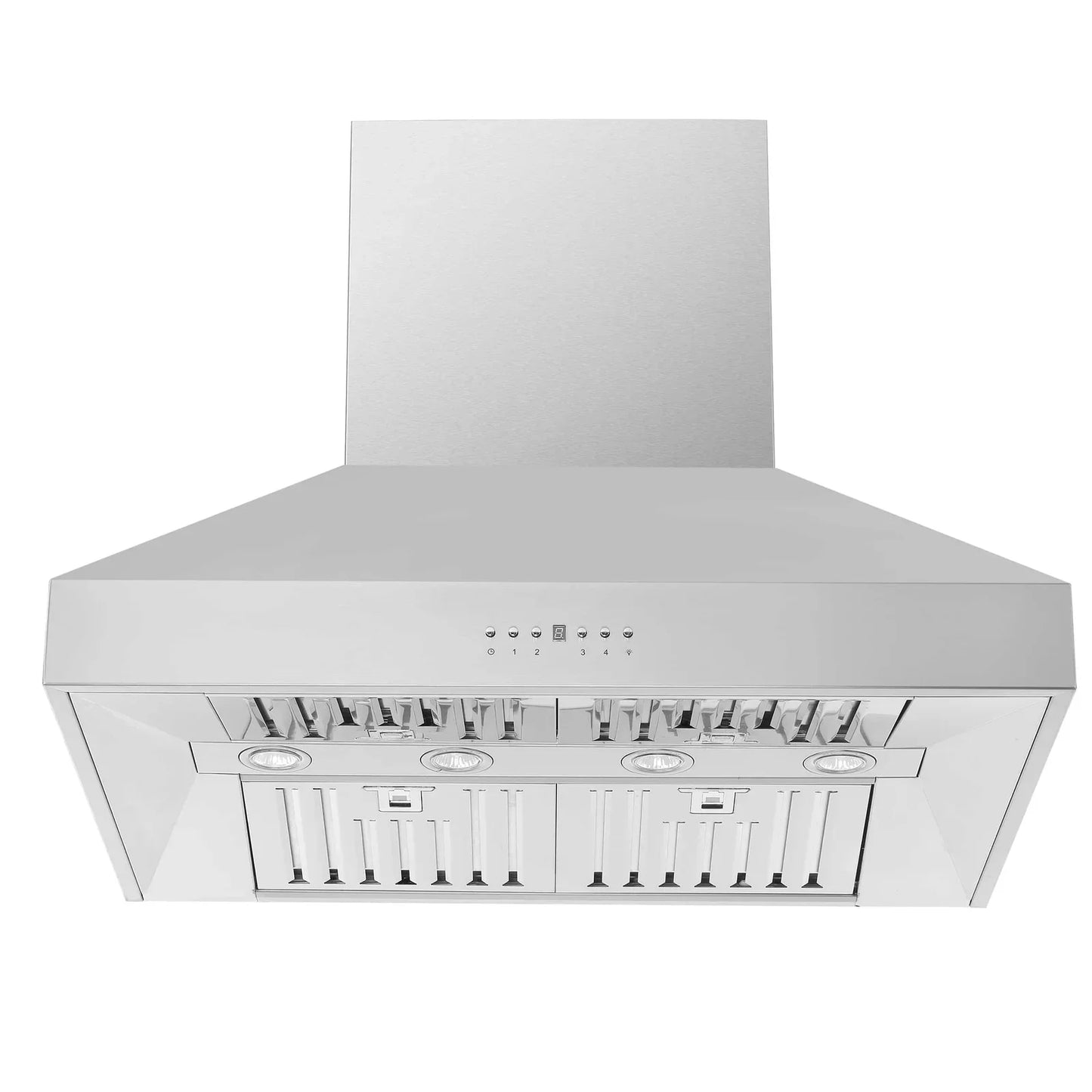 Forno 2-Piece Appliance Package - 36-Inch Gas Range & Wall Mount Hood in Stainless Steel - AP2-6244-36
