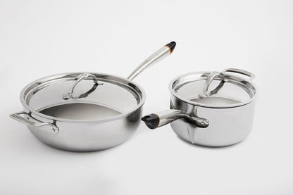 CAFE SmartChef 4-Piece Cookware Set by Hestan Cue in Stainless Steel - UXSMTSET1VSS