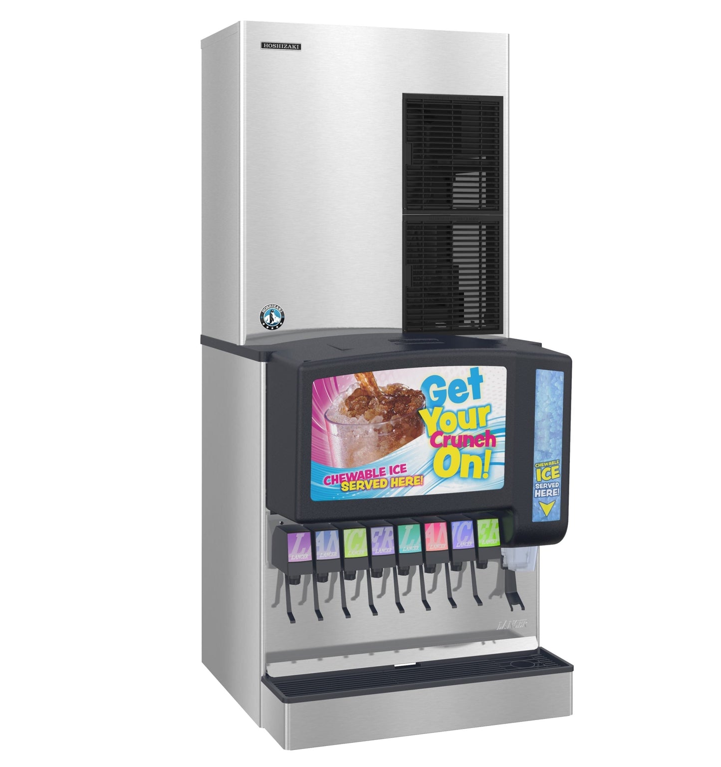 Hoshizaki FS-1501MLJ-C | 30" Wide Remote-Cooled Medium Cubelet Ice Maker Serenity Series (Dispenser & Condenser Sold Separately) - FS-1501MLJ-C