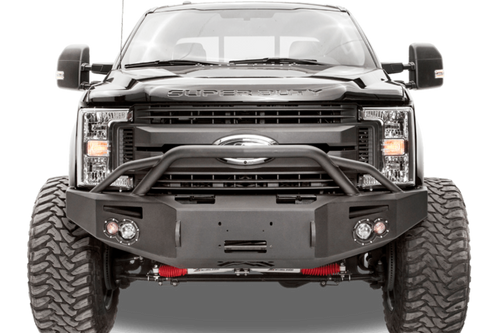 Fab Fours FS05-A1252-1 Ford F250/F350 Superduty 2005-2007 Premium Front Bumper Winch Ready with Pre-Runner Guard