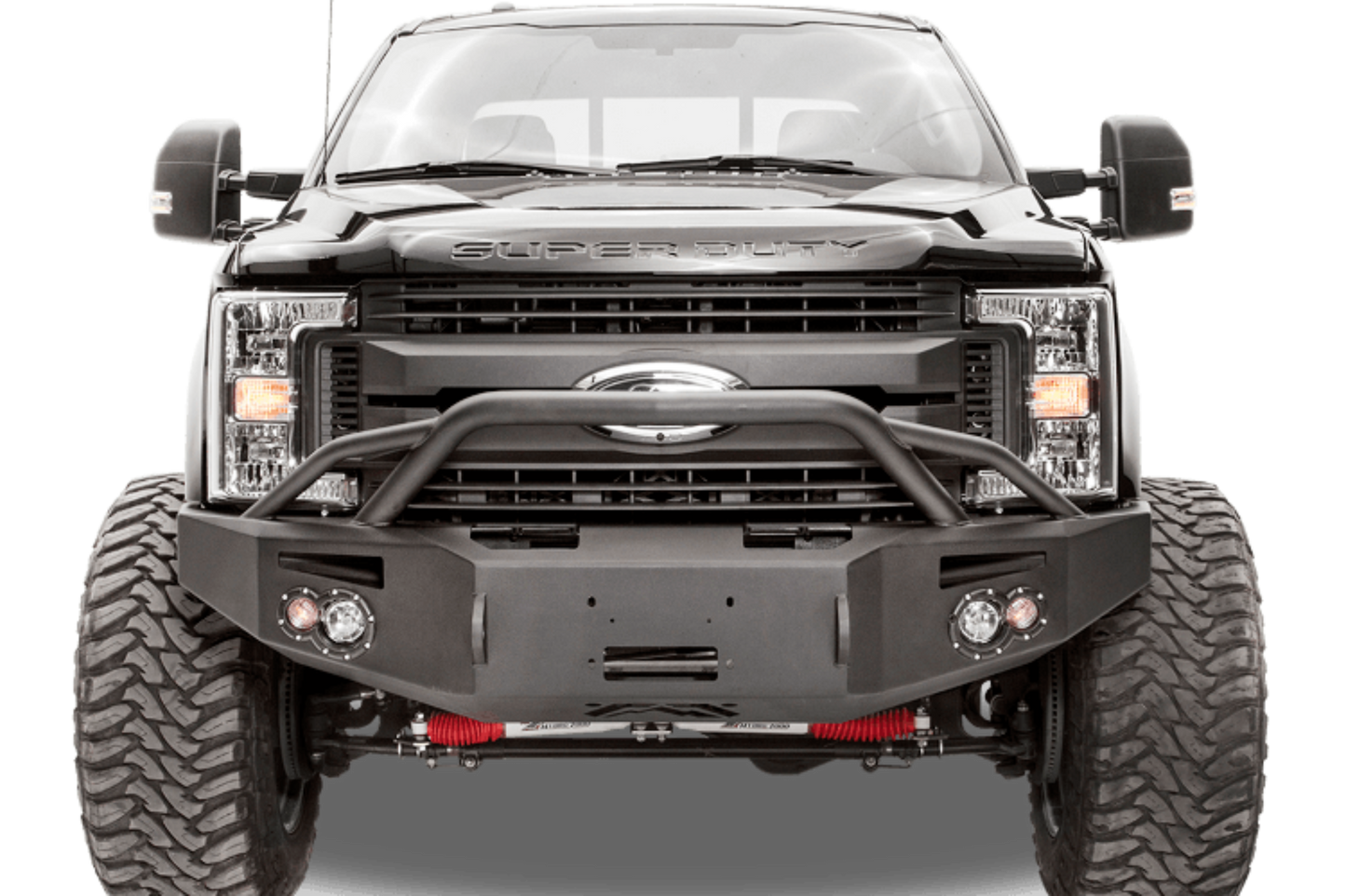 Fab Fours FS05-A1252-1 Ford F250/F350 Superduty 2005-2007 Premium Front Bumper Winch Ready with Pre-Runner Guard