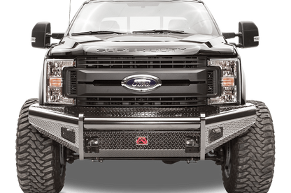 Fab Fours FS05-S1261-1 Ford F450/F550 Superduty 2005-2007 Black Steel Front Bumper No Guard