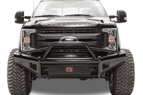 Fab Fours FS05-S1262-1 Ford F450/F550 Superduty 2005-2007 Black Steel Front Bumper with Pre-Runner Guard