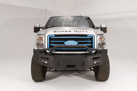 Fab Fours FS11-A2552-1 Ford F250/F350 Superduty 2011-2016 Premium Front Bumper Winch Ready with Pre-Runner Guard