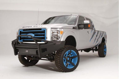 Fab Fours FS11-Q2562-1 Ford F250/F350 Superduty 2011-2016 Black Steel Elite Front Bumper Pre-Runner Guard with Tow Hooks