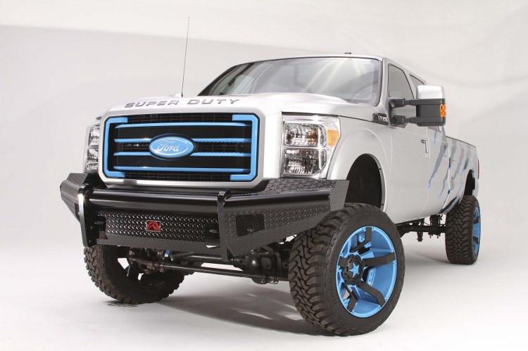 Fab Fours FS11-S2561-1 Ford F250/F350 Superduty 2011-2016 Black Steel Front Bumper No Guard