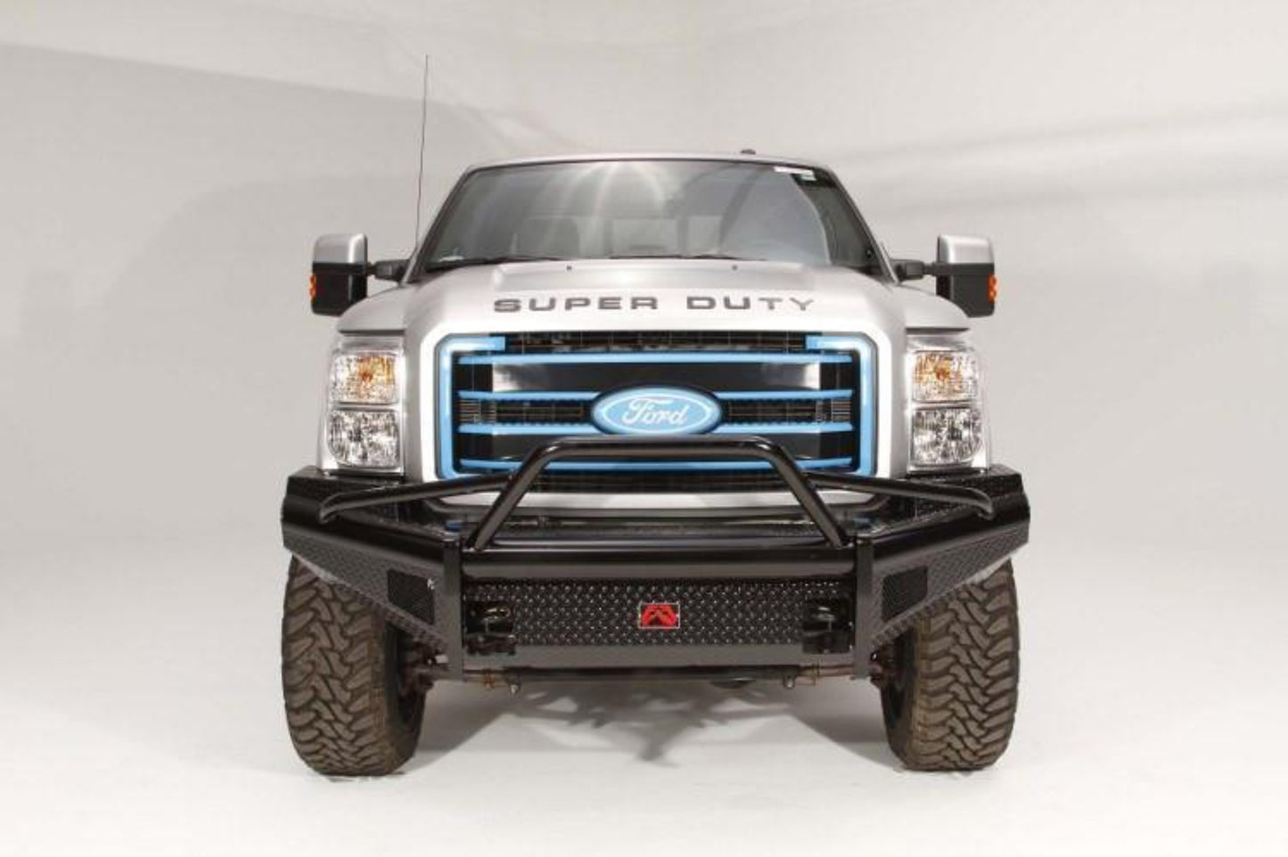 Fab Fours FS11-S2562-1 Ford F250/F350 Superduty 2011-2016 Black Steel Front Bumper with Pre-Runner Guard