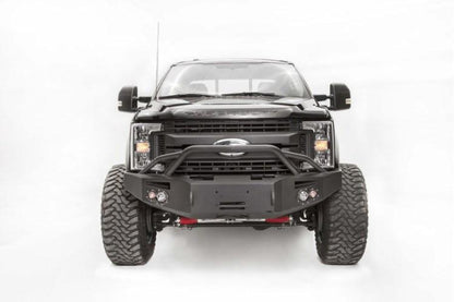 Fab Fours FS17-A4152-1 Ford F250/F350 Superduty 2017-2022 Premium Front Bumper Winch Ready with Pre-Runner Guard