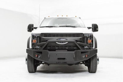 Fab Fours FS17-A4252-1 Ford F450/F550 Superduty 2017-2022 Premium Front Bumper Winch Ready with Pre-Runner Guard