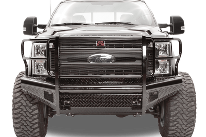 Fab Fours FS99-S1660-1 Ford F250/F350 Superduty 1999-2004 Black Steel Front Bumper with Full Guard