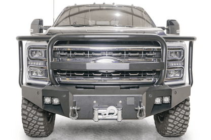 Fab Fours FS23-A5950-1 Ford F450/F550 Superduty 2023-2024 New Premium Front Bumper Winch Ready with Full Guard