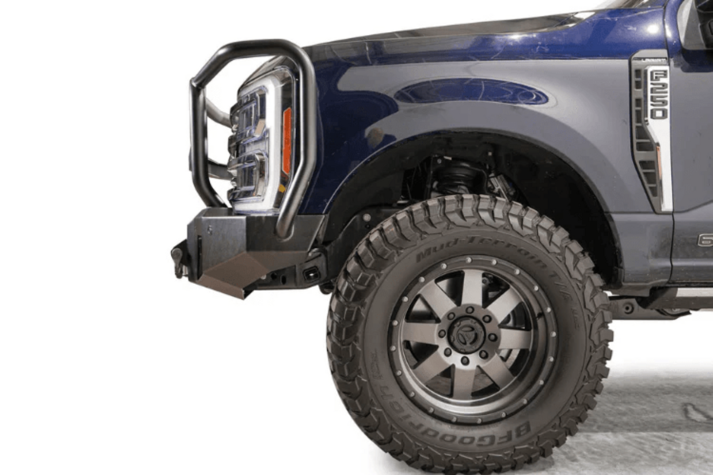 Fab Fours FS23-A5950-1 Ford F450/F550 Superduty 2023-2024 New Premium Front Bumper Winch Ready with Full Guard