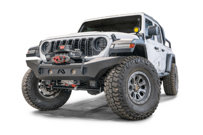 Fab Fours Lifestyle Winch Bumper JL24-B5051-1 3/4th Width Front Bumper No Guard 2018-2025 Jeep Wrangler JL