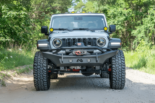 Fab Fours Winch Bumper Lifestyle JL24-B5052-1 3/4th Width Front Bumper Pre-Runner Guard 2020-2025 Jeep Gladiator JT