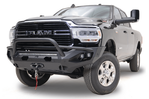Fab Fours DR10-X2952-1 Dodge Ram 2500/3500 2010-2018 Matrix Front Bumper Winch Ready Pre-Runner Guard