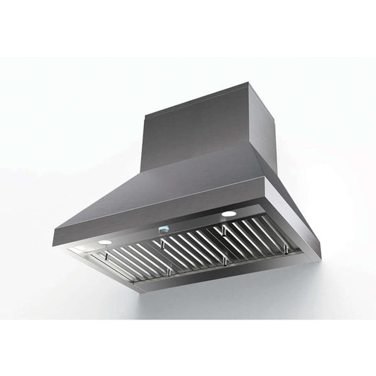 Faber Camino Wall Mount Range Hood with Size Options in Stainless Steel - CAPR36SS600