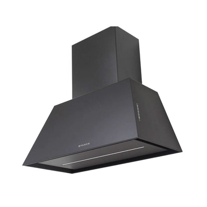 Faber Chloe Wall Mount Range Hood in Matte Black with Size Options - CHLO28BK600