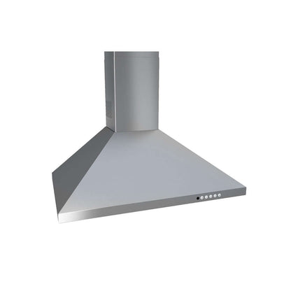 Faber Classica Plus Wall Mount Range Hood with Size Options in Stainless Steel - CLPL30SSV