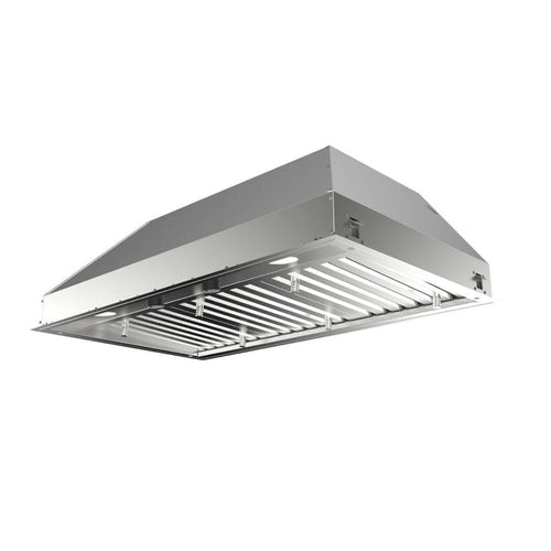 Faber Inca Pro Plus Range Hood Insert with Size Options in Stainless Steel - INPL3019SSNB-B