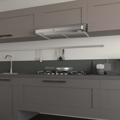 Faber Levante II Under Cabinet Range Hood with Size Options in Stainless Steel - LEVT30SS395