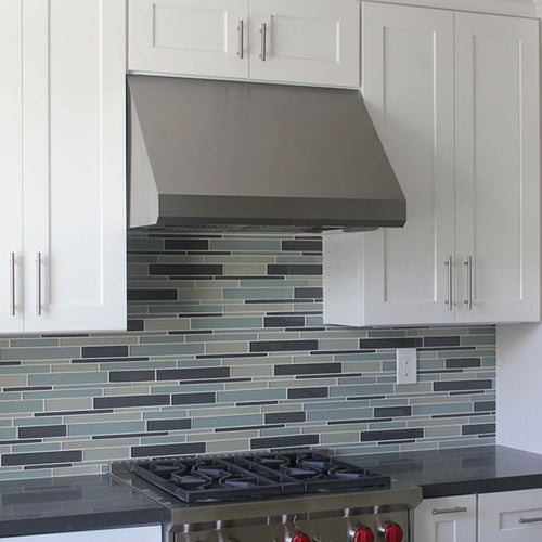 Faber Maestrale 18 Wall Mount Range Hood with Size Options in Stainless Steel - MAES3018SS600-B