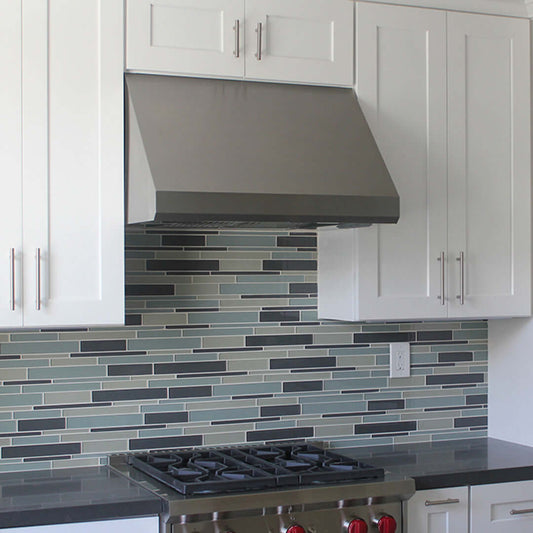 Faber Maestrale 18 Wall Mount Range Hood with Size Options in Stainless Steel - MAES3018SS600-B