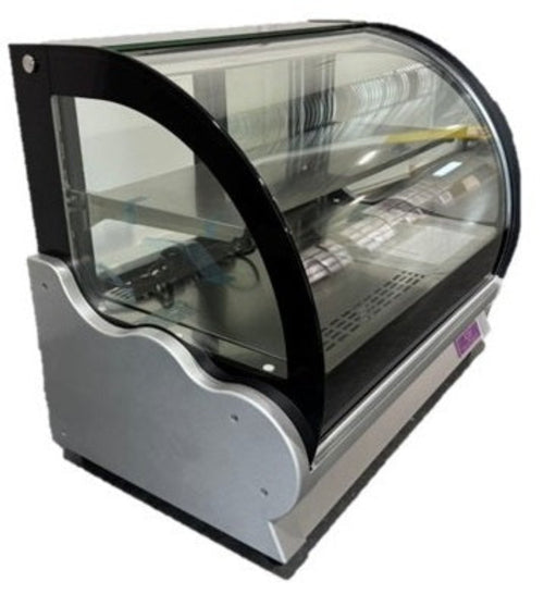 Chef AAA W Curved Glass Countertop Heated Display Case - WTCH-120