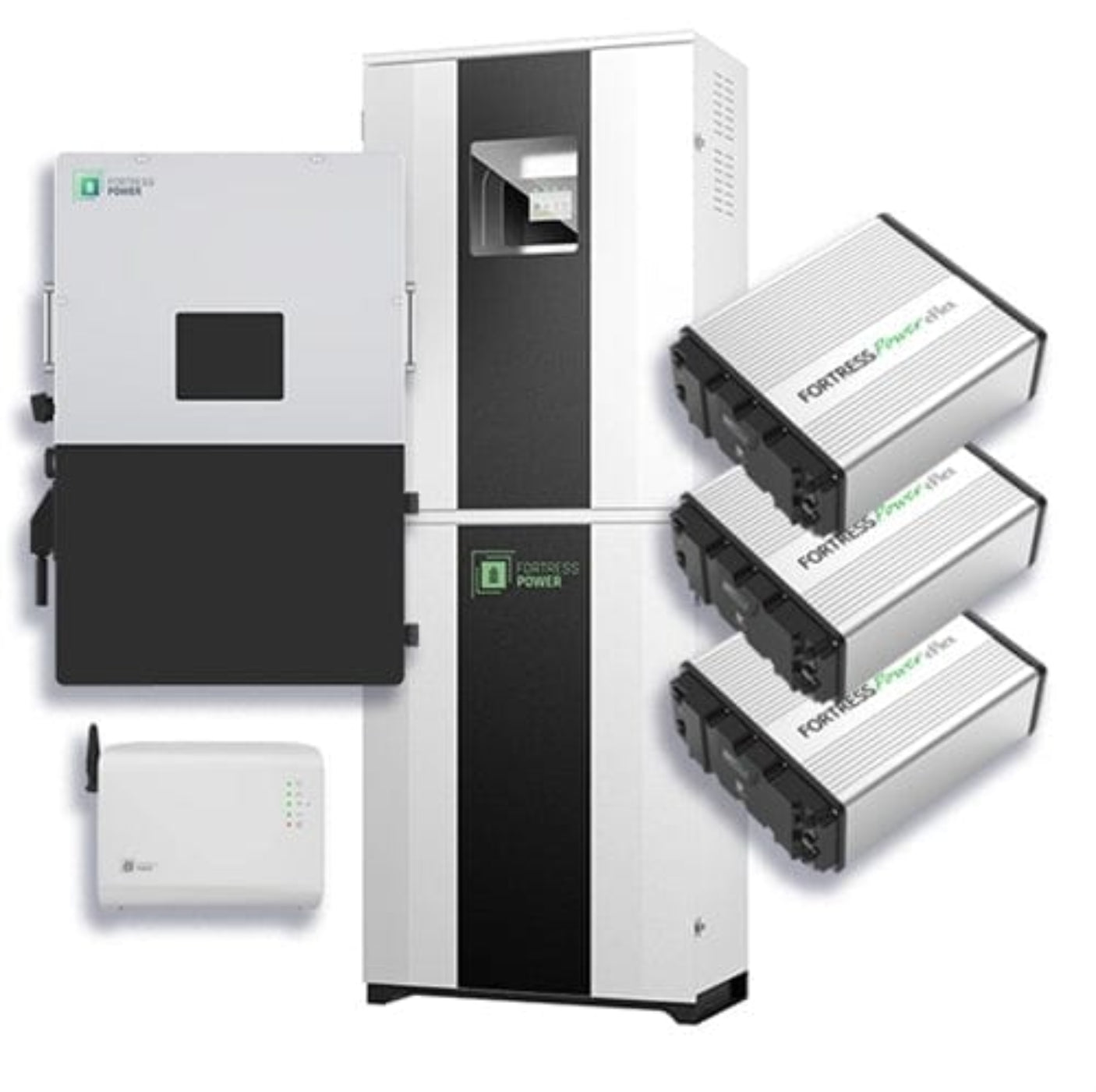 Aims Power Hybrid Power Kit | 12kW 120/240 Output 48VDC - 28.8kWh System Bundle | Envy12 Hybrid Inverter + eForce 28.8kWh Lithium Battery - Envy12+eForce28.8+Guardian
