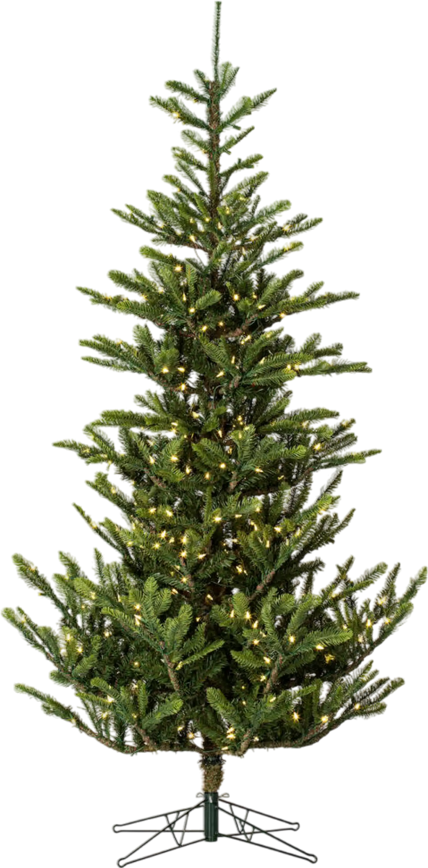 Richell Vickerman Alberta Spruce Artificial Christmas Tree 6' x 48" Warm White LED Lights New - G160261LED