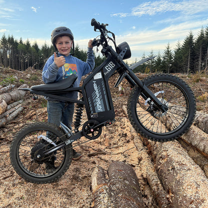 HappyRun Electric Dirt Bike G18 Pro - G18Pro-black