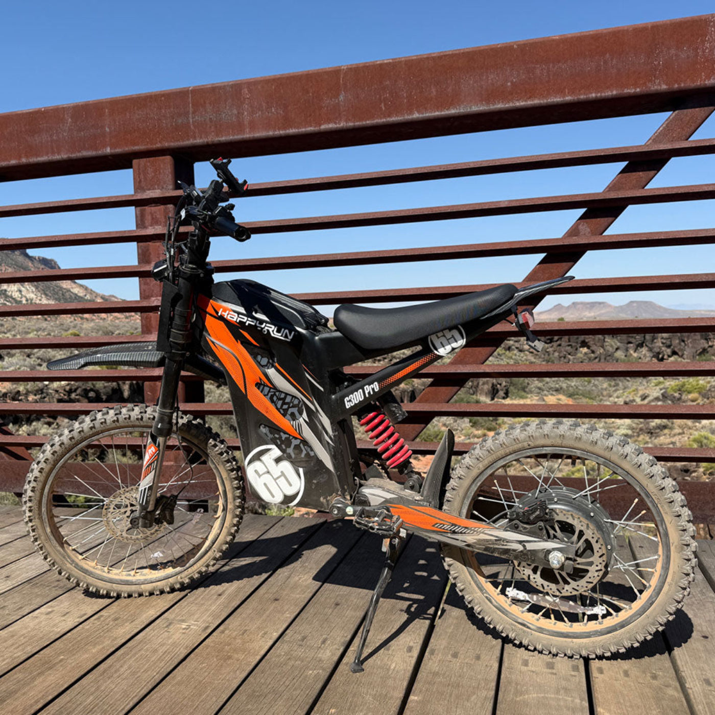 Eco Battery G300 Pro 6500W Peak Power 50 MPH All Terrain Dirt Bike - G300Pro