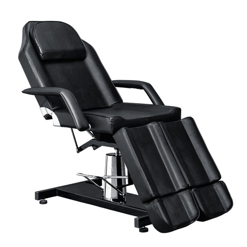 OmySalon HTBS 71in Professional 360 Degree Rotating Hydraulic Height Adjustable Facial Massage Tattoo Bed with 2 Adjustable Split Legs - A0259G59000638