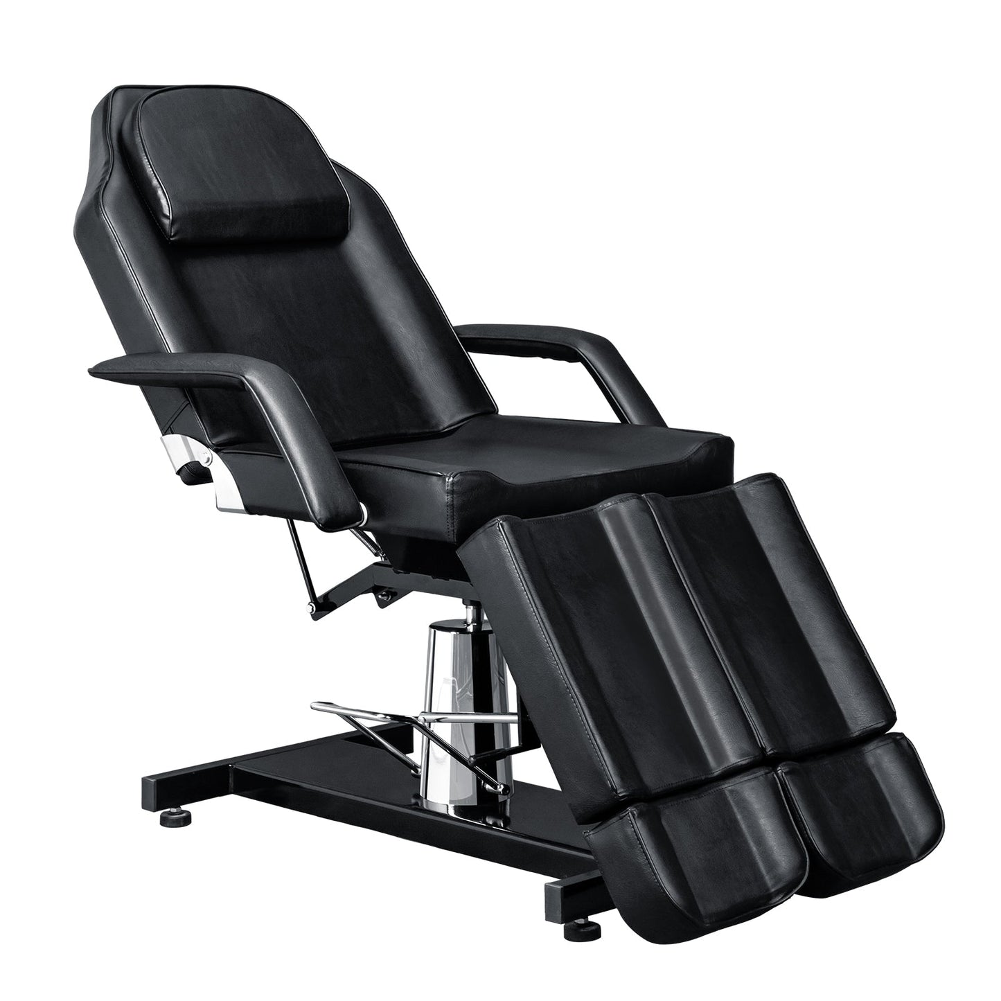 OmySalon HTBS 71in Professional 360 Degree Rotating Hydraulic Height Adjustable Facial Massage Tattoo Bed with 2 Adjustable Split Legs - A0259G59000638