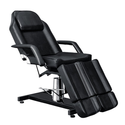 OmySalon HTBS 71in Professional 360 Degree Rotating Hydraulic Height Adjustable Facial Massage Tattoo Bed with 2 Adjustable Split Legs - A0259G59000638