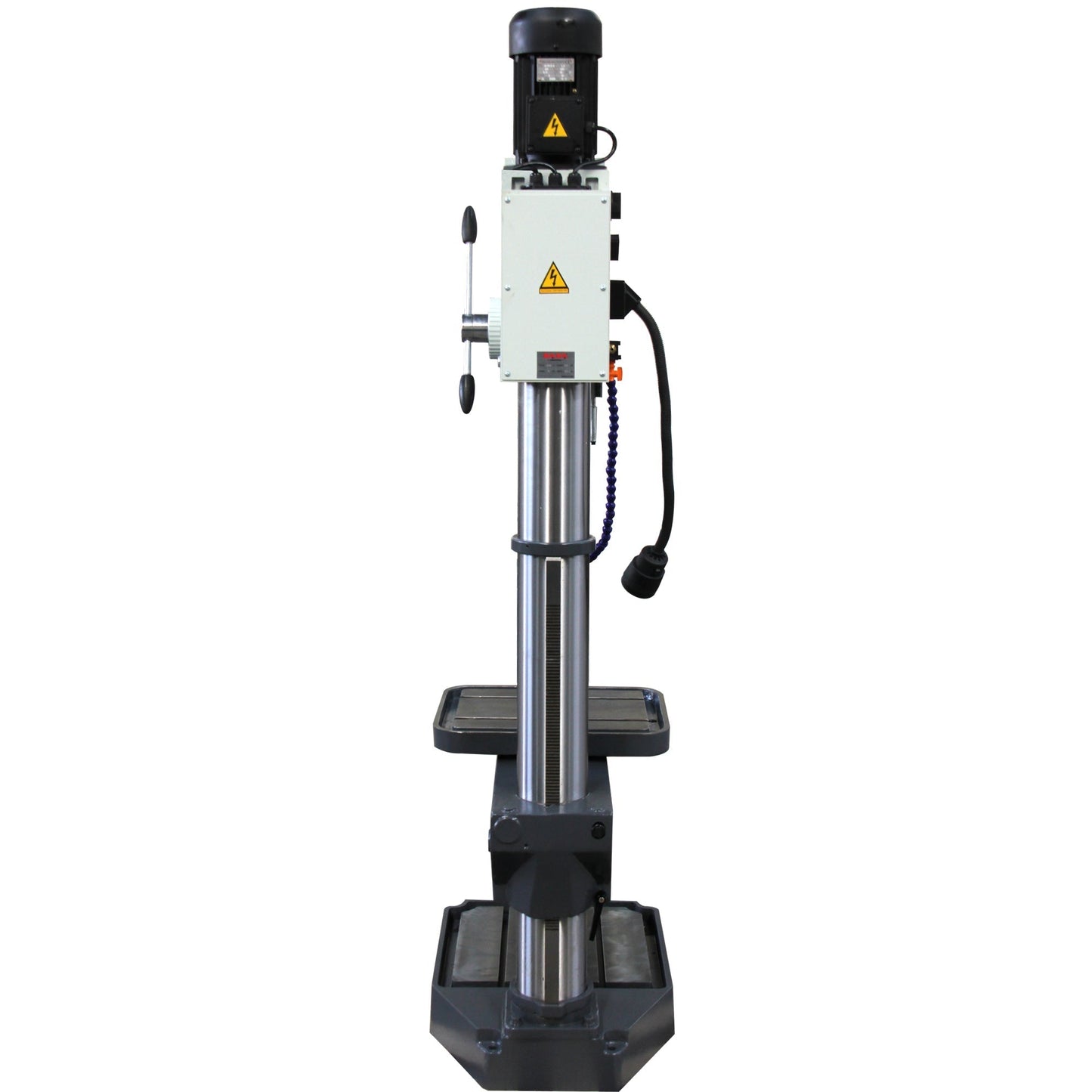 KAKA INDUSTRIAL Gear Head Vertical Drill Press, 2.2kW 220V 3-Phase, 8-Speed (108-1800 RPM), 40mm Max Drilling,5.9inches Spindle Travel,MT4 Taper,DRO Depth Control GD-40 - 190004V220