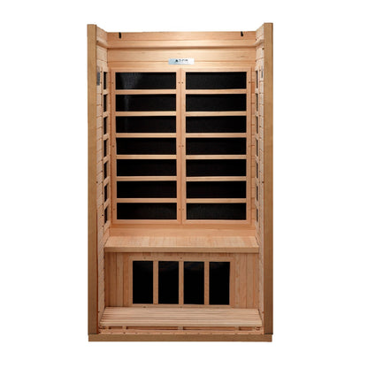 Golden Designs 1-2 Person Near Zero EMF Far IR Sauna - GDI-6106-01 Elilte