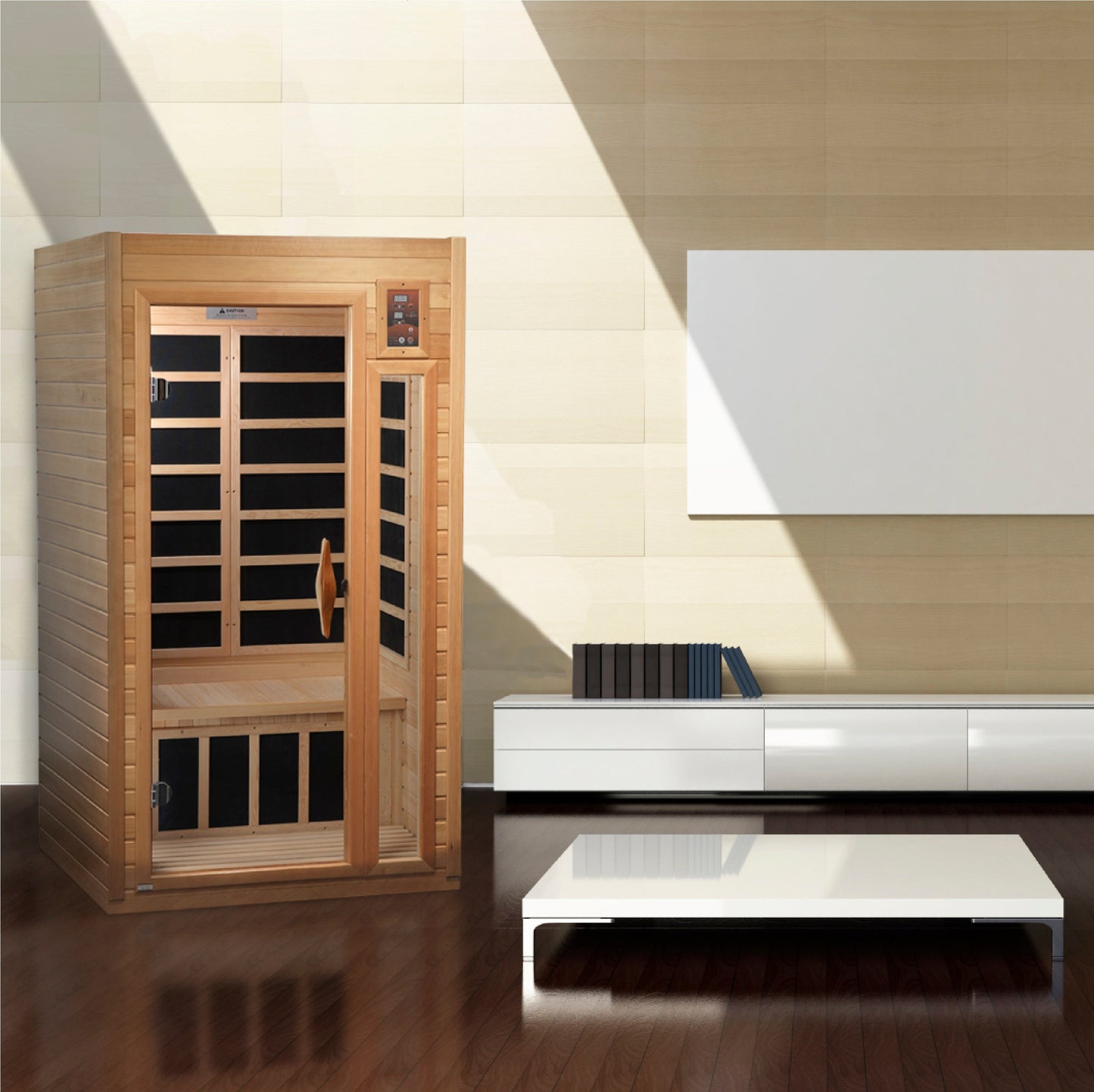 Golden Designs 1-2 Person Near Zero EMF Far IR Sauna - GDI-6106-01 Elilte