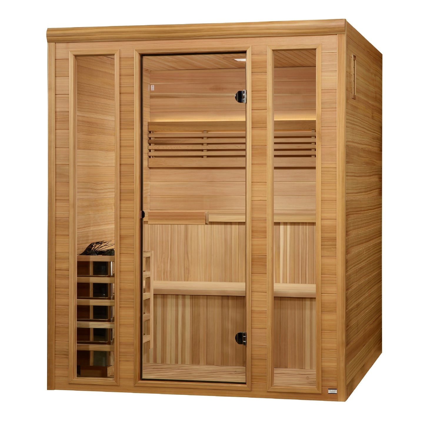 Golden Designs "Engelberg" 6 Person Traditional Sauna  - GDI-7060-01