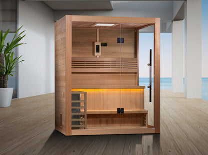 Golden Designs "Hanko" 2-3 Person Traditional Sauna - GDI-7202-01