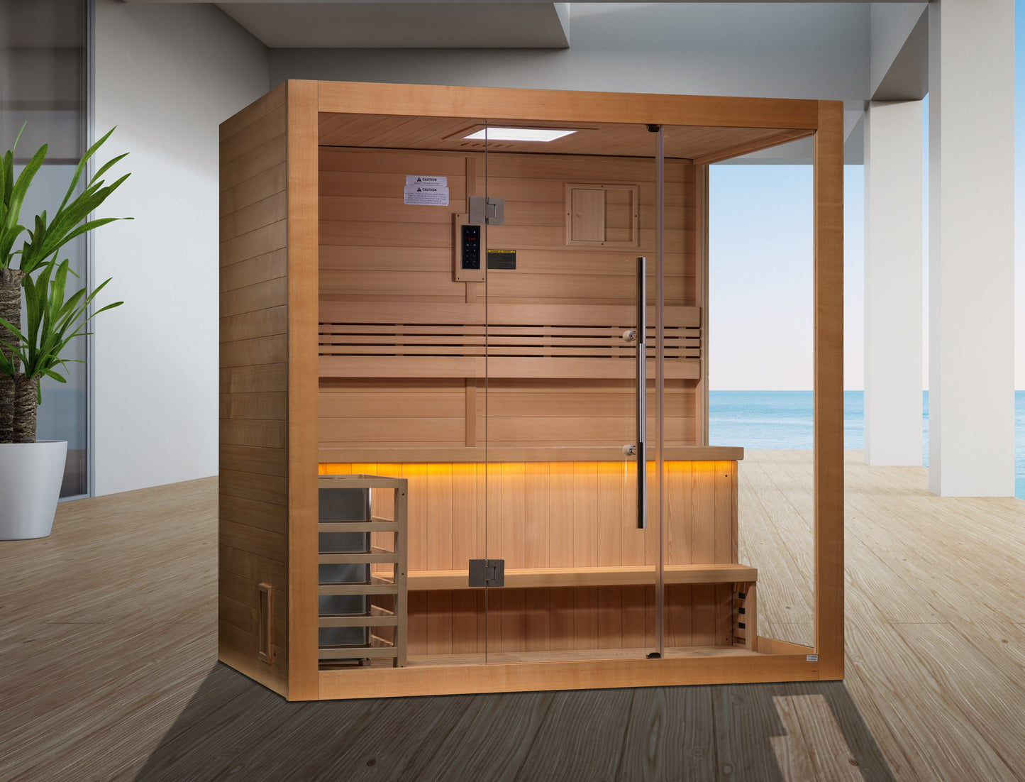 Golden Designs "Forssa" 3-4 Person Traditional Sauna  - GDI-7203-01