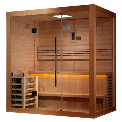 Golden Designs "Forssa" 3-4 Person Traditional Sauna  - GDI-7203-01