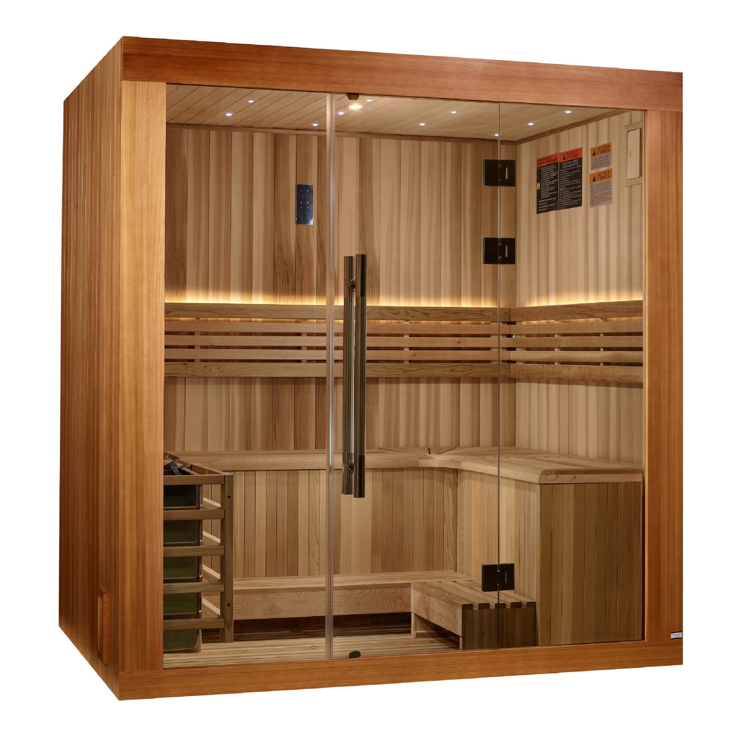 Golden Designs Updated "Copenhagen" 3 Person Traditional Sauna - GDI-7389-02
