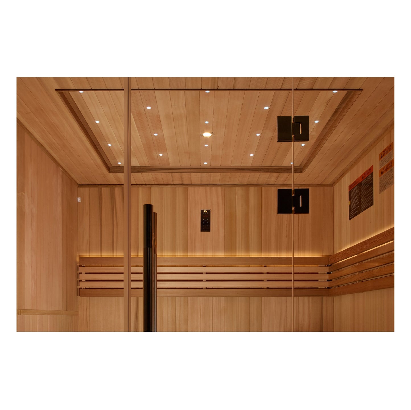 Golden Designs Updated "Osla" 6 Person Traditional Sauna  - GDI-7689-02