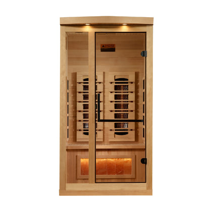 Golden Designs "Reserve Edition" 1 Person Full Spectrum with Himalayan Salt Bar  - GDI-8010-03