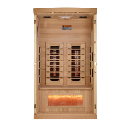 Golden Designs "Reserve Edition" 1 Person Full Spectrum with Himalayan Salt Bar  - GDI-8010-03