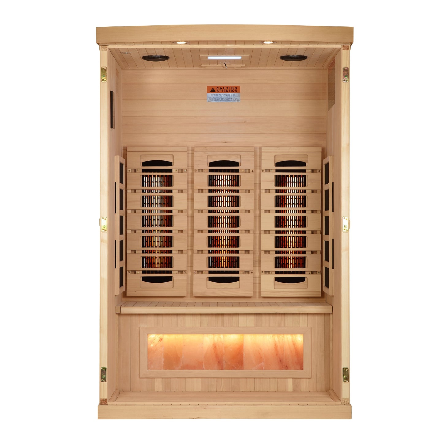 Golden Designs "Reserve Edition" 2 Person Full Spectrum with Himalayan Salt Bar  - GDI-8020-03