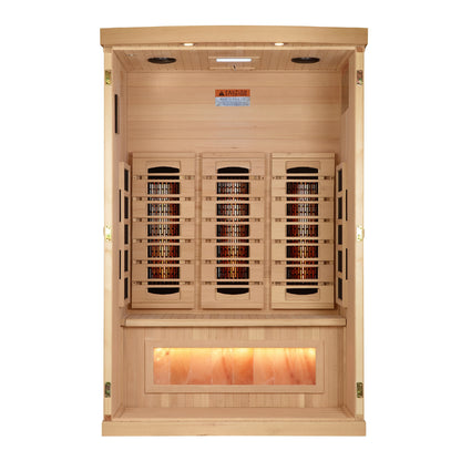 Golden Designs "Reserve Edition" 2 Person Full Spectrum with Himalayan Salt Bar  - GDI-8020-03
