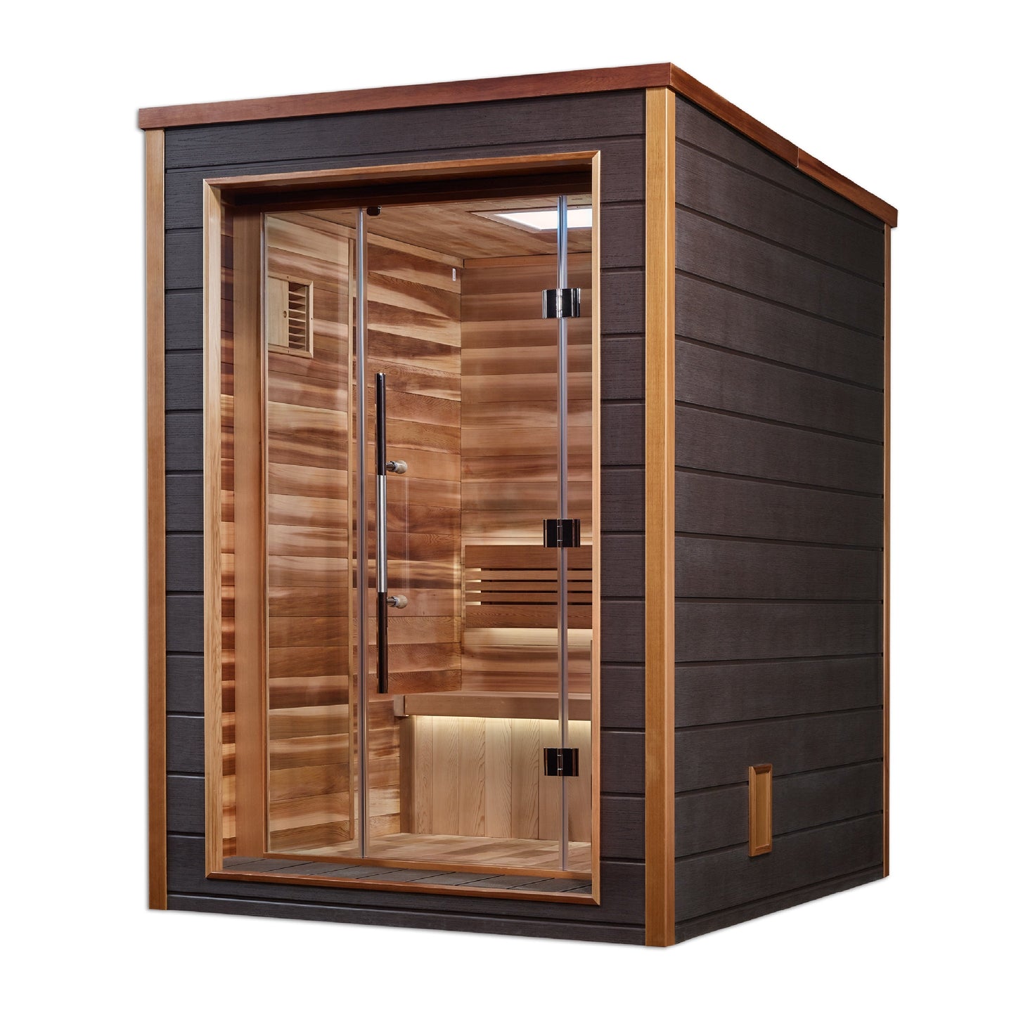Golden Designs "Narvik" 2 Person Outdoor-Indoor Traditional Sauna  - GDI-8202-01