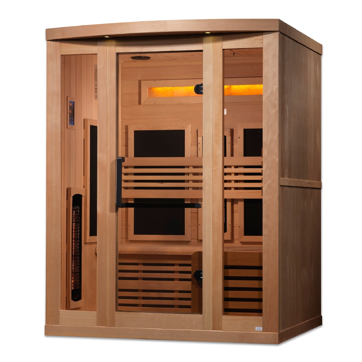 Golden Designs "Reserve Edition" 3 Person Near Zero EMF Full Spectrum with Himalayan Salt Bar - GDI-8230-01