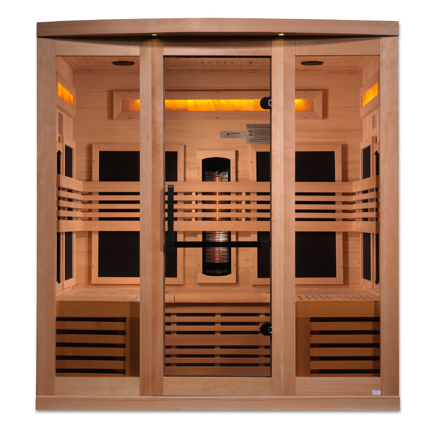 Golden Designs "Reserve Edition" 6 Person Near Zero EMF Full Spectrum with Himalayan Salt Bar  - GDI-8260-01